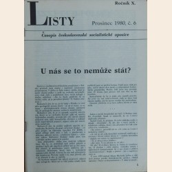 Listy - prosinec 1980 č. 6