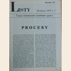 Listy - prosinec 1979 č. 7