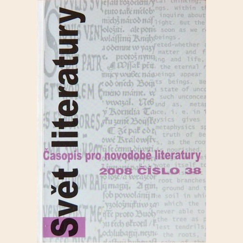 Svět literatury 38/2008